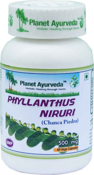 Chanca Piedra (Phyllanthus niruri) kapsuly 60cps PLANET AYURVEDA