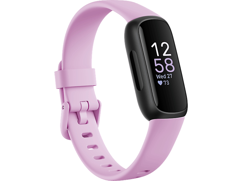 Fitbit Inspire 3 Aktivitetsarmband för träning och hälsa - Lilac Bliss / Black