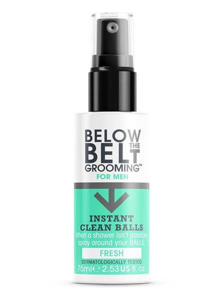 Below The Belt Grooming Below the Belt Fresh mycí sprej na intimní partie pro muže 75 ml