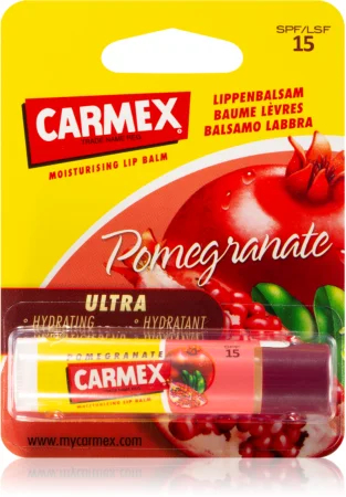 Carmex Pomegranate hydratačný balzam na pery SPF 15 (4g)