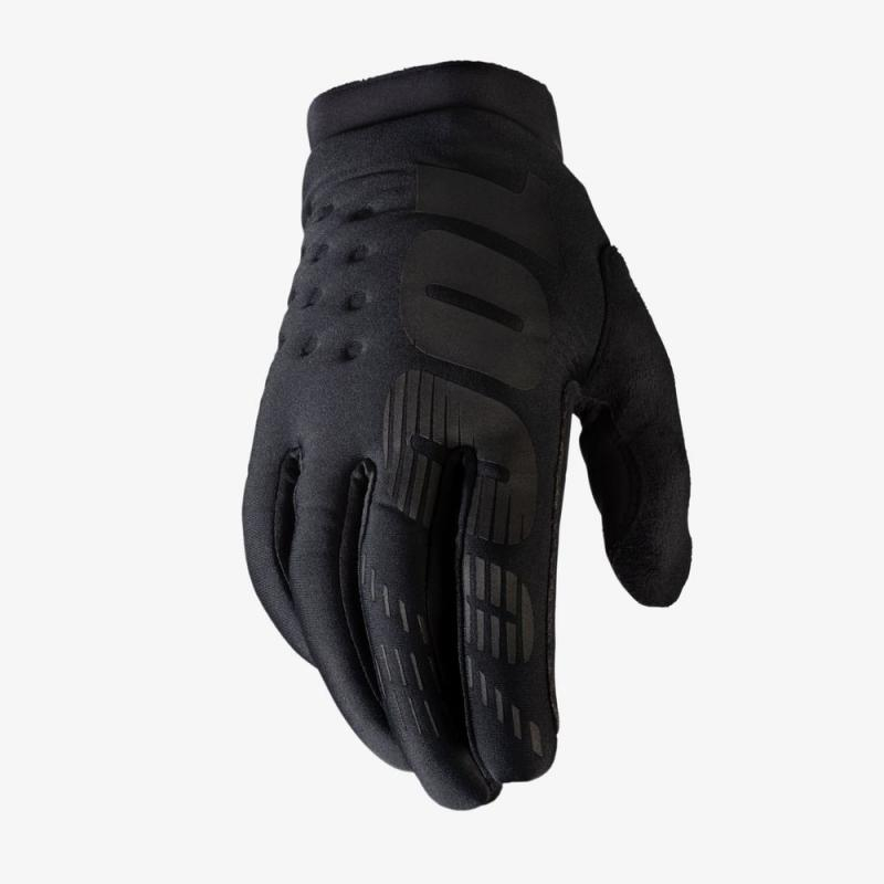 100 Percent Brisker Junior Lange Zwarte Handschoenen L