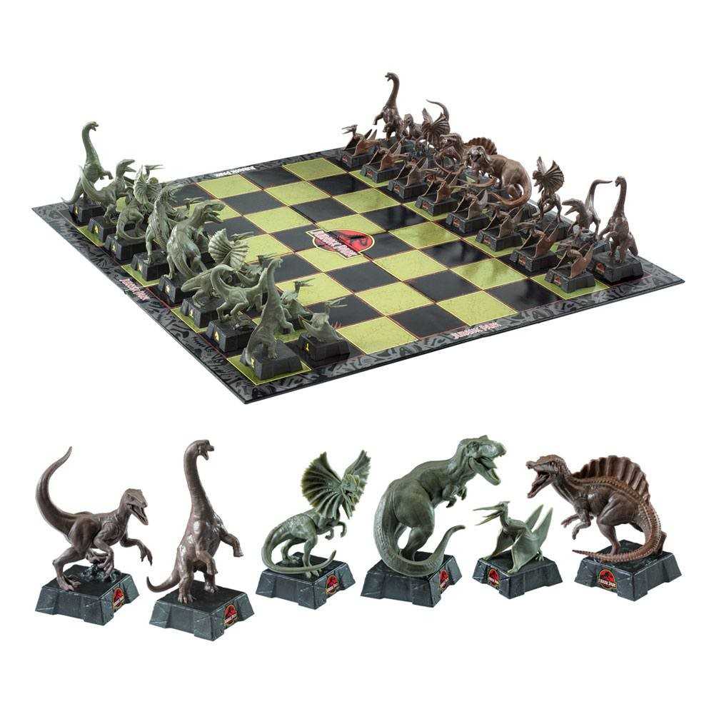 Jurassic Park - Dinosaurs Chess Set - Schachspiel