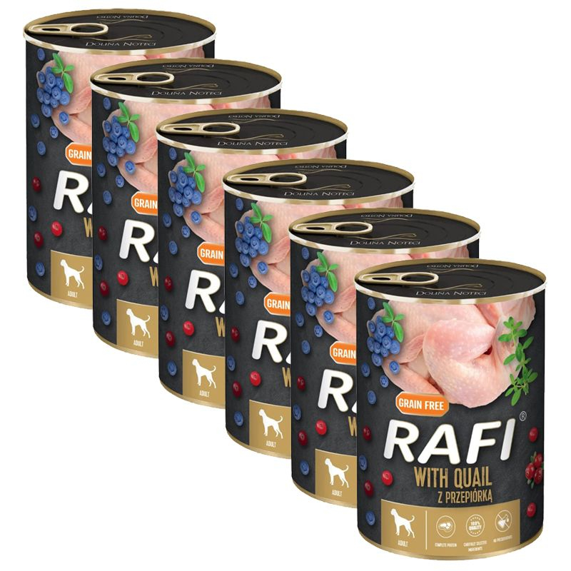 Rafi Adult GF Paté with Quail 6 x 400 g
