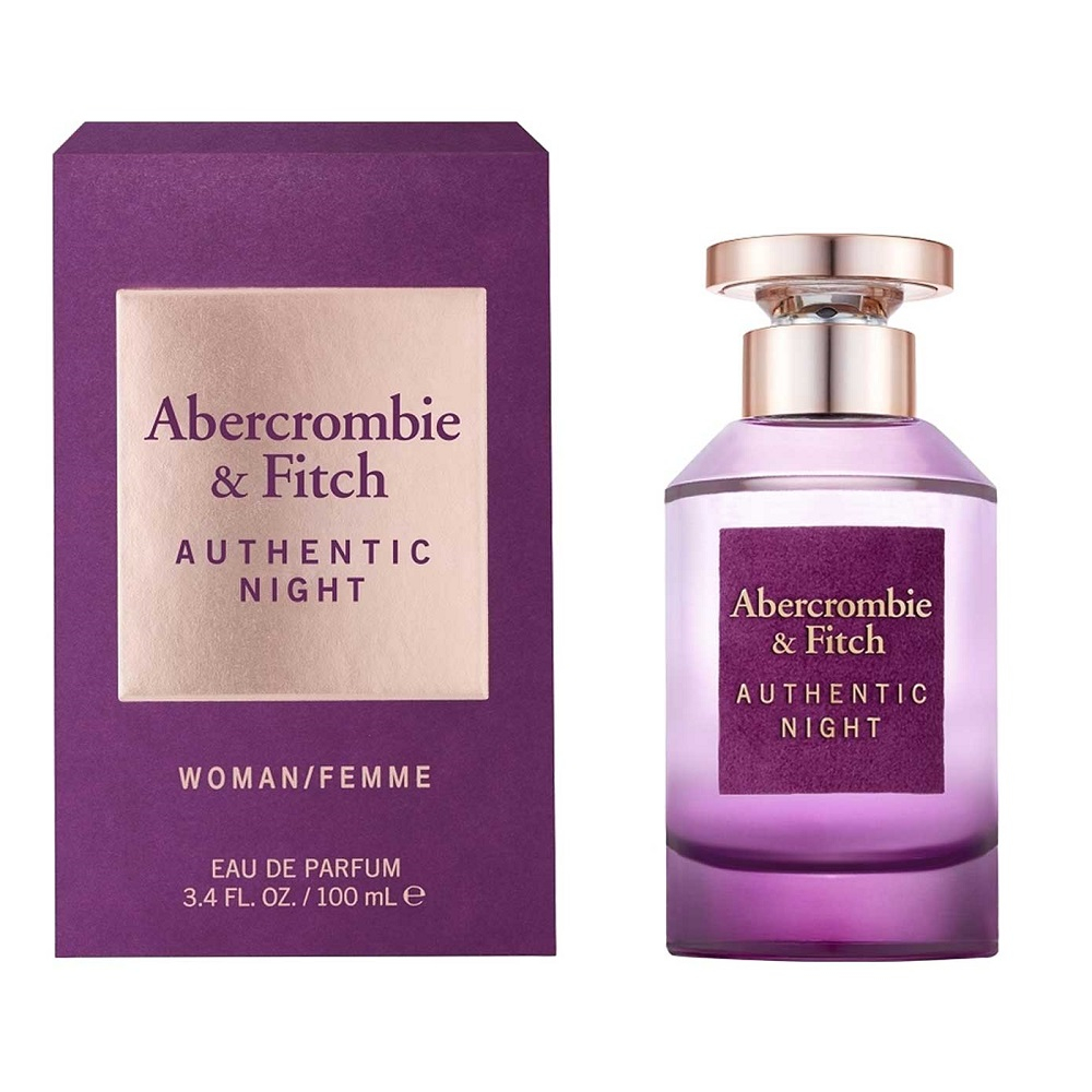 Abercrombie & Fitch Authentic Night Woman Eau de Parfum naisille 100 ml