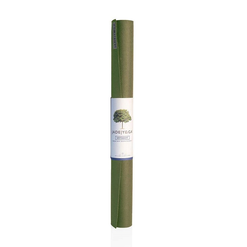 Jade Yoga JADE Voyager extra tenká kaučuková podložka 173 x 61 cm x 1,6 mm Farba: Zelená
