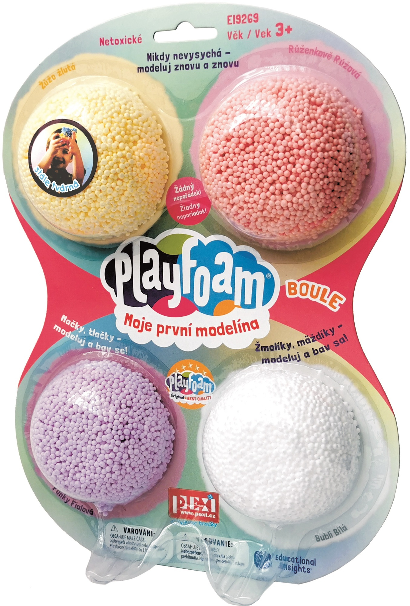 PEXI PlayFoam - Boule 4ks na kartě