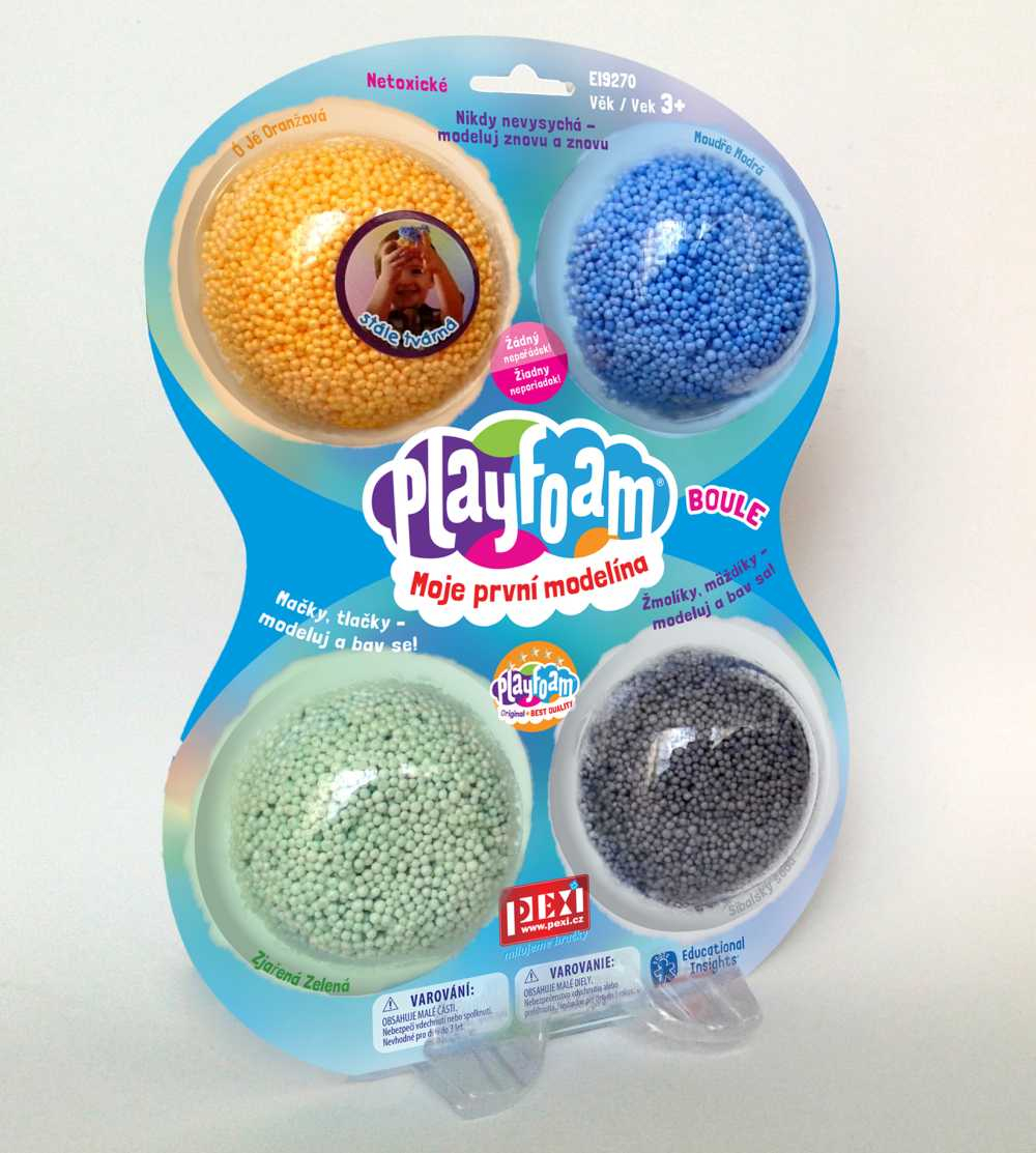 Pexi PlayFoam® Boule 4pack- B chlapčenské farby