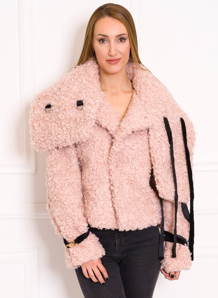 Női téli kabát Due Linee - Rózsaszín Due Linee