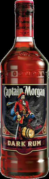 Captain Morgan Dunkler Rum 40% 0,70 L