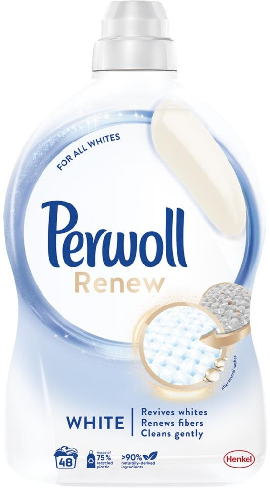 Mosógél PERWOLL Renew fehér mosáshoz 2,88 l (48 mosás)