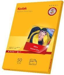 KODAK Premium Photo Paper 10x15, 50 sheets - Super Gloss 240gsm