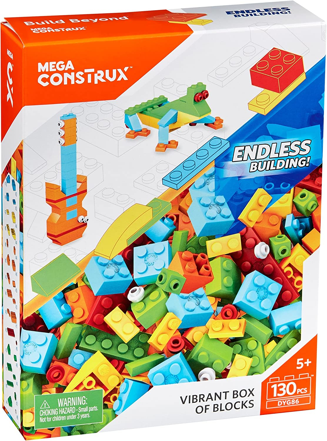Mattel Mega Construx stredný box kociek DYG86 130 ks