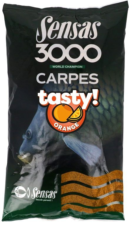 Sensas Etetőanyag 3000 Carp Tasty 1kg Narancs