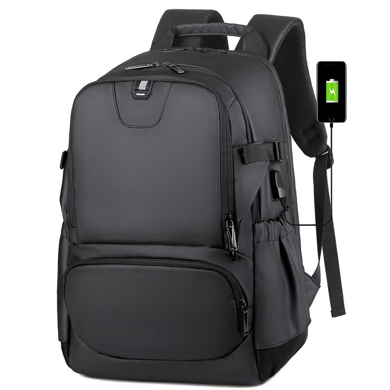 Weixier pánský elegantní batoh s USB Rikard Černý 27L