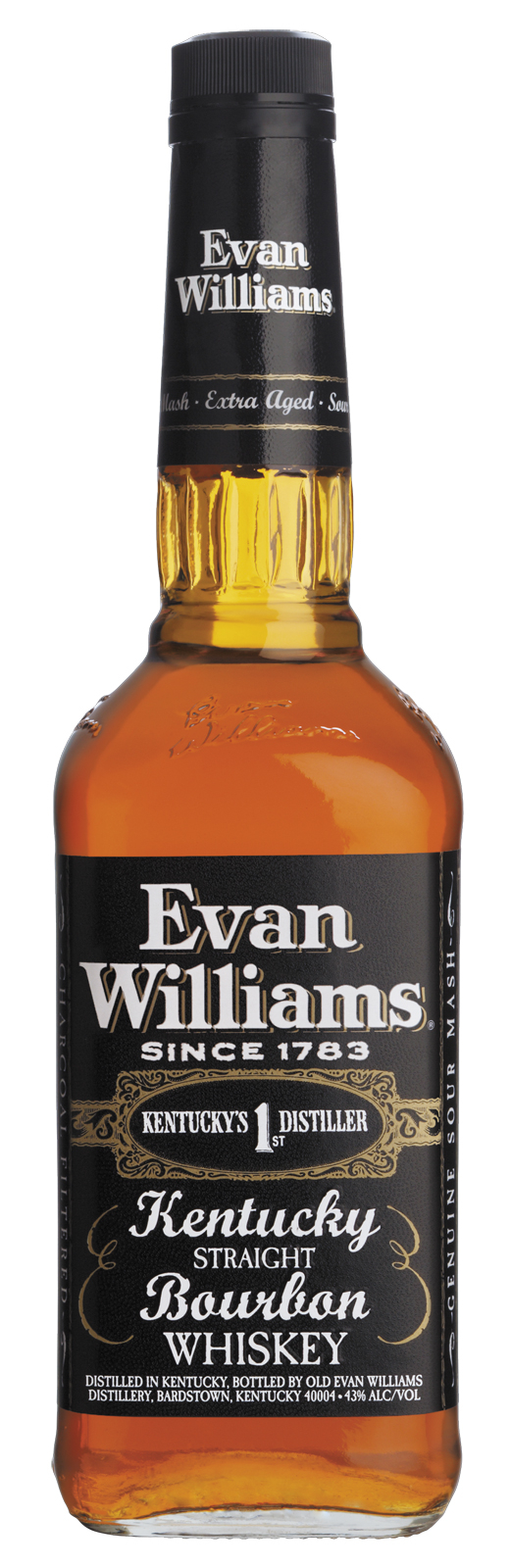Evan Williams Black 43% 1L (čistá fľaša)
