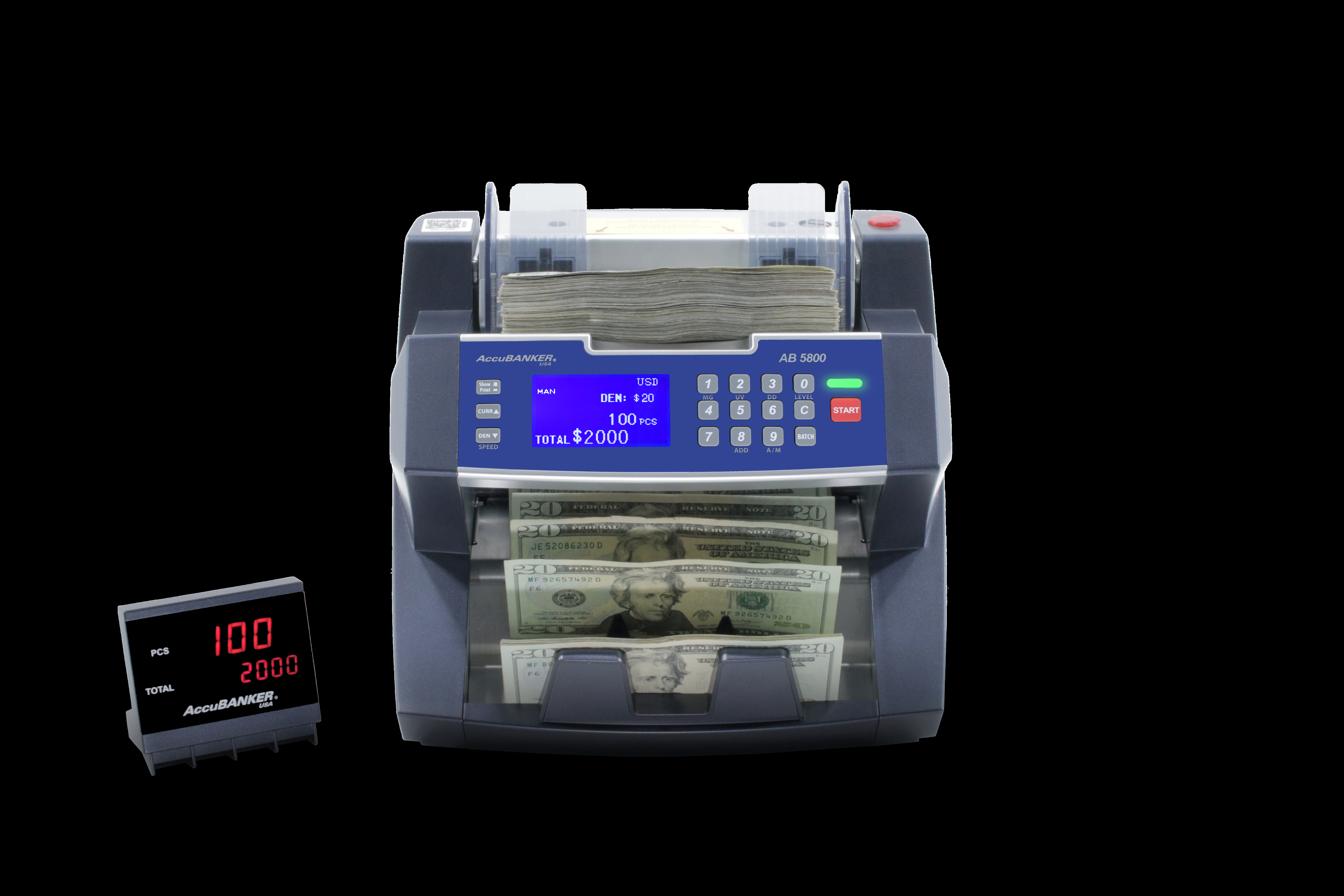 Počítačka bankovek AccuBanker AB 5800 MG/UV