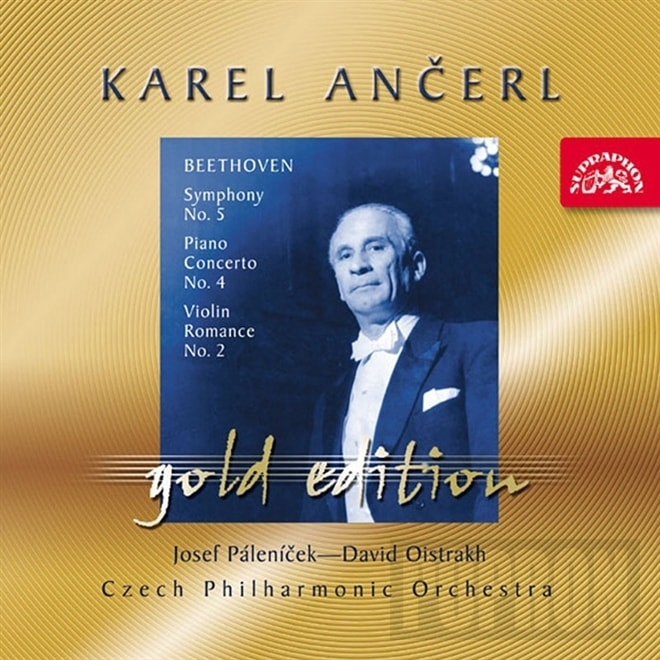 Popron.cz Karel Ančerl / Orquestra Filarmônica Tcheca - Ouro 25 - Romance para violino e orquestra nº 2 em Fá maior, CD