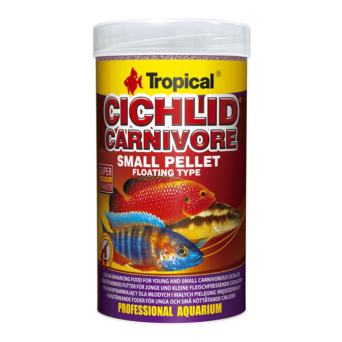 TROPICAL Cichlid Carnivore Small Pellet 250ml/90g