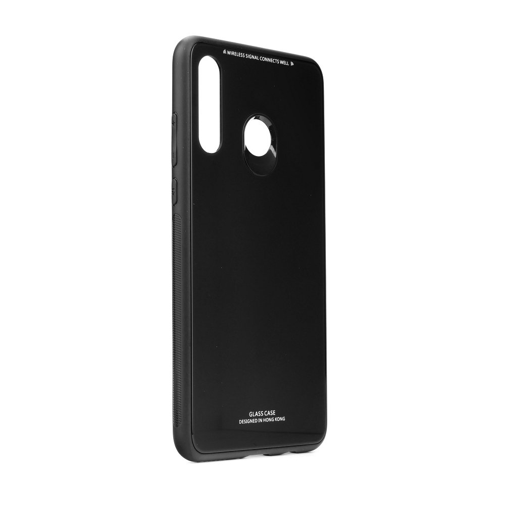 Sklenený kryt Glass Case čierny – Huawei P30 Lite