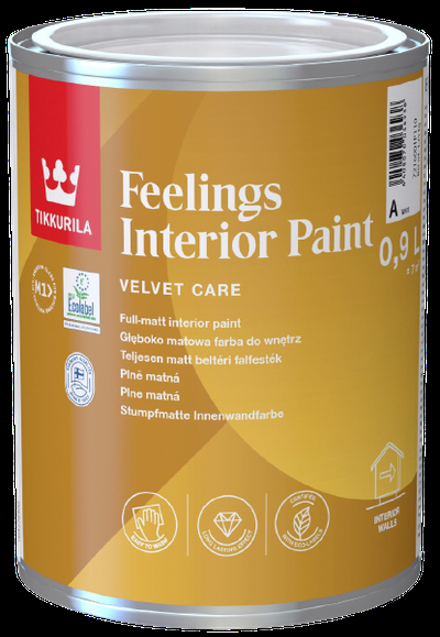 Feelings interior paint a 0,9 l omyvatelná barva nejvyšší kvality