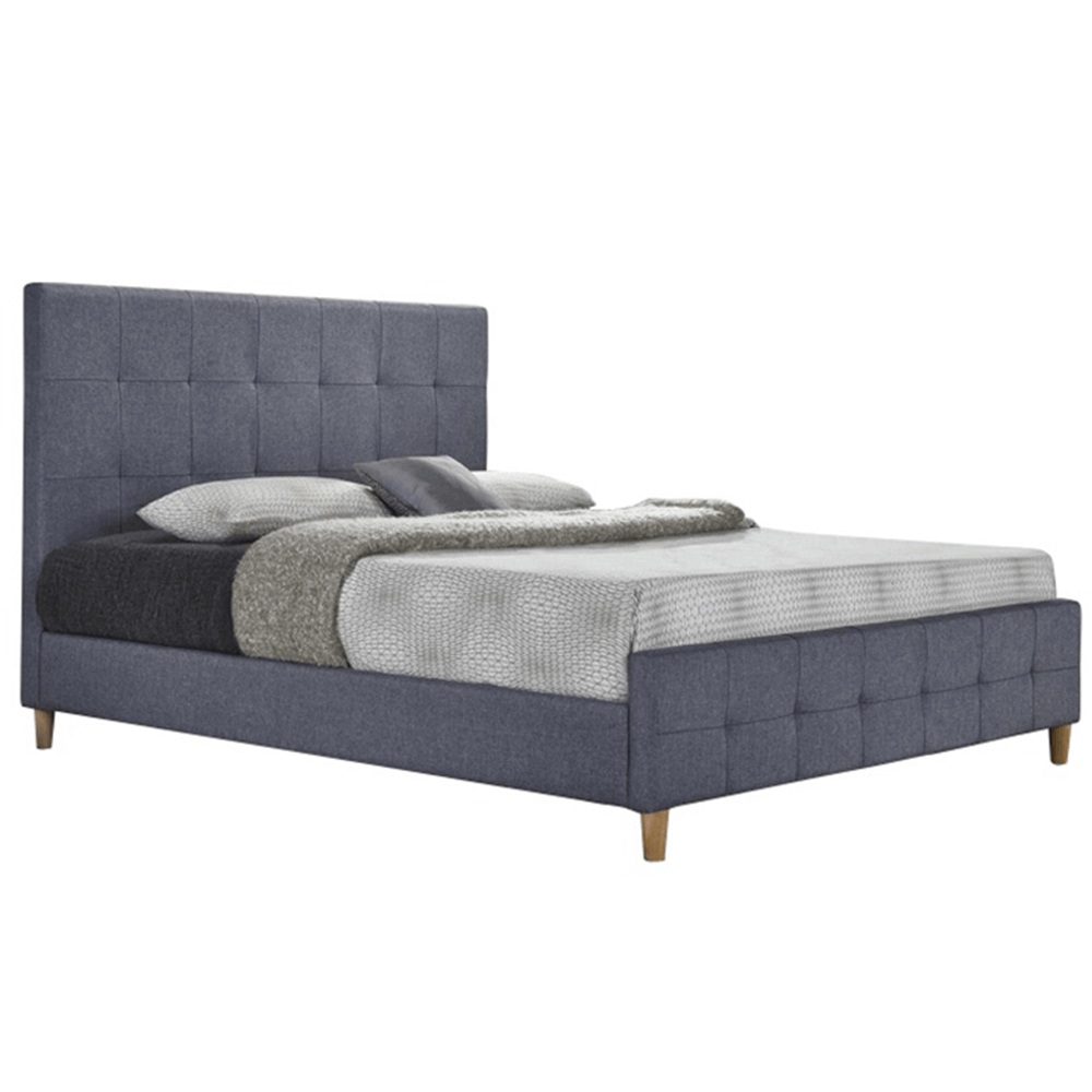 Manželská posteľ, sivá, BALDER NEW Rozmer: 160x200 cm