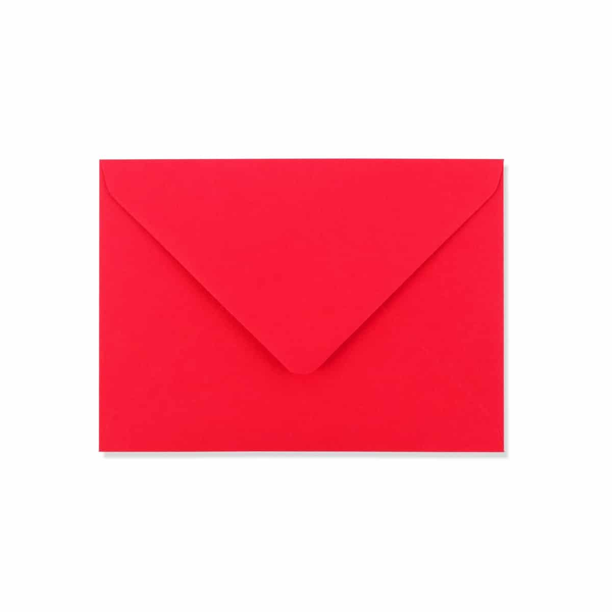 Rode B6 enveloppen 12,5 x 17,5 cm