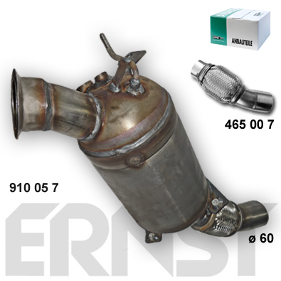ERNST Filter sadzíevných častíc výfukového systému 910057