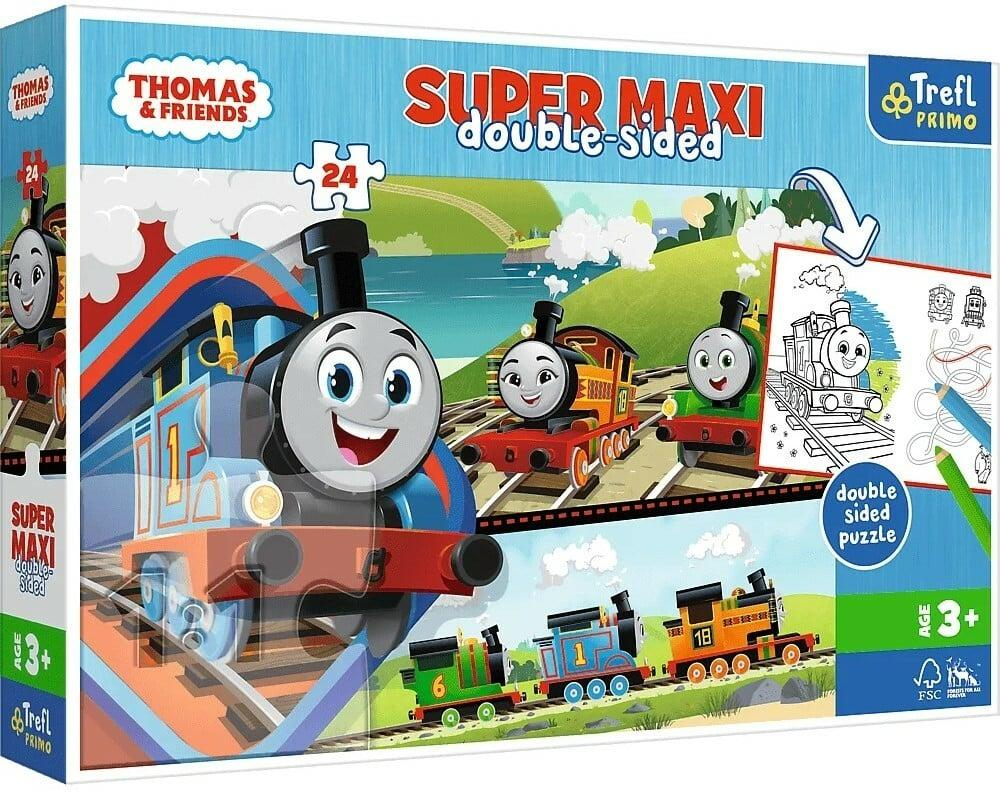 Trefl Puzzle 24 SUPER MAXI - Tom og venner / Thomas og venner 41014