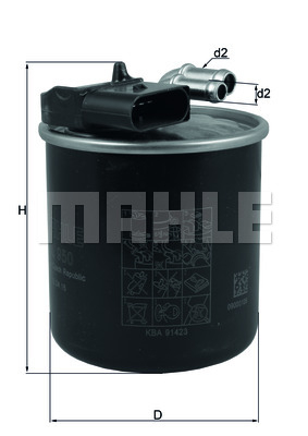 MAHLE ORIGINAL Palivový filter KL950