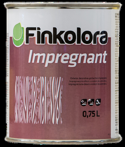 Finkolora impreg. mahagón 0,75 l ochranná impregnácia na drevo do exteriéru