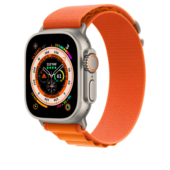 Alpine curea pentru Apple Watch - Portocaliu - 42, 44, 45, 49mm