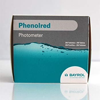 Comprimés de remplacement Phenolred pH pour photomètre/Scuba II