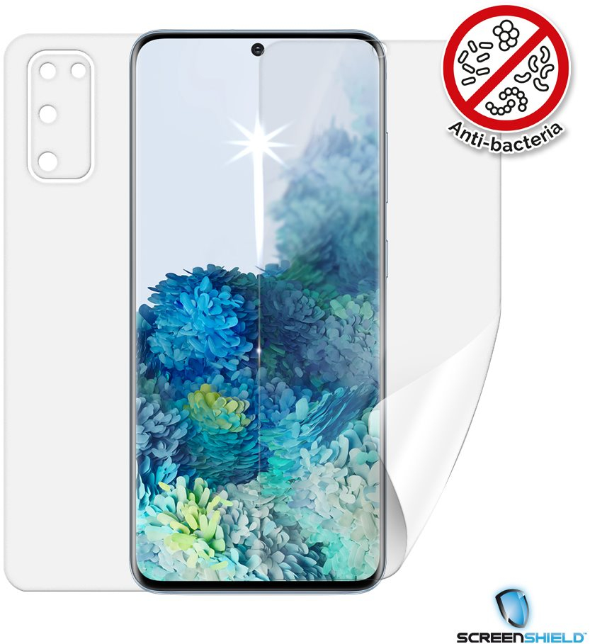 Védőfólia Screenshield Anti-Bacteria SAMSUNG Galaxy S20 - teljes készülékre
