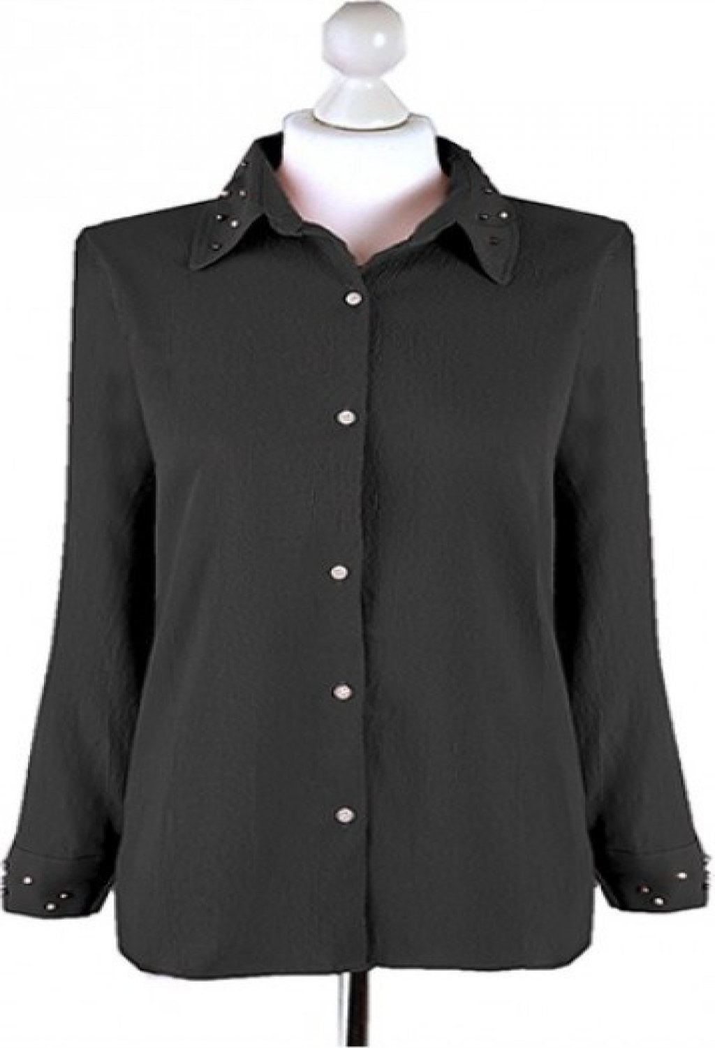 AW Čierna dámska košeľa Veľkosť: S