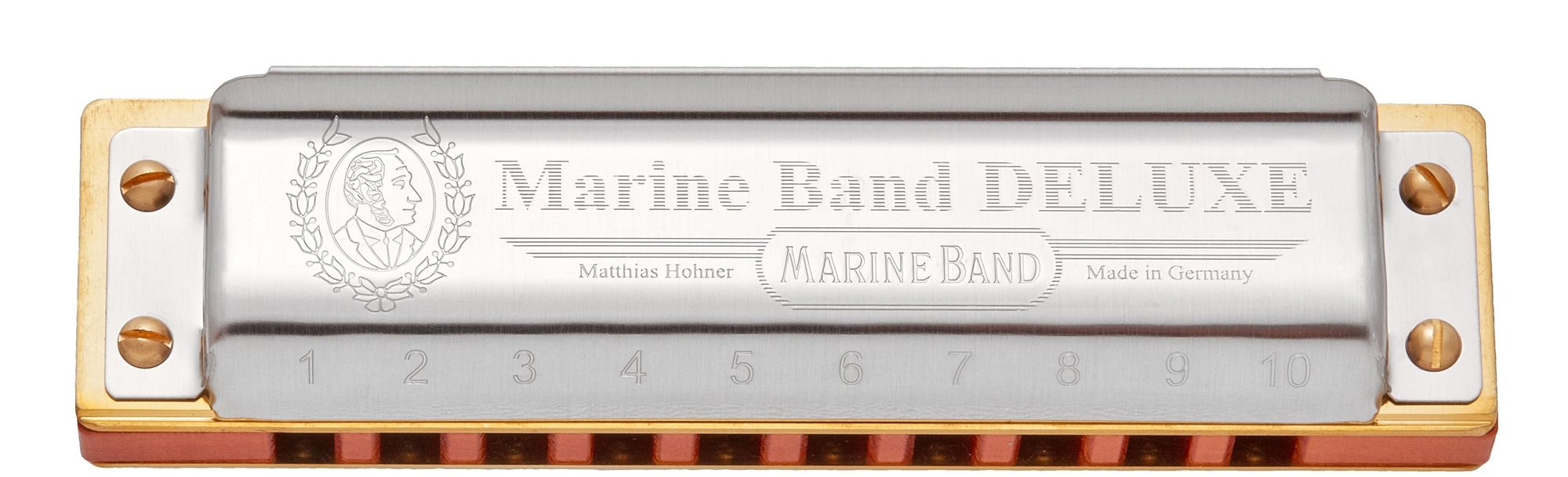 Szájharmonika HOHNER Marine Band Deluxe A-dúr