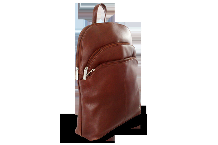 Brązowy skórzany plecak 311-8955-40