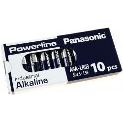 Panasonic Powerline Industrial Alkalická industriální mikrotužková baterie MN2405 10ks v balení -