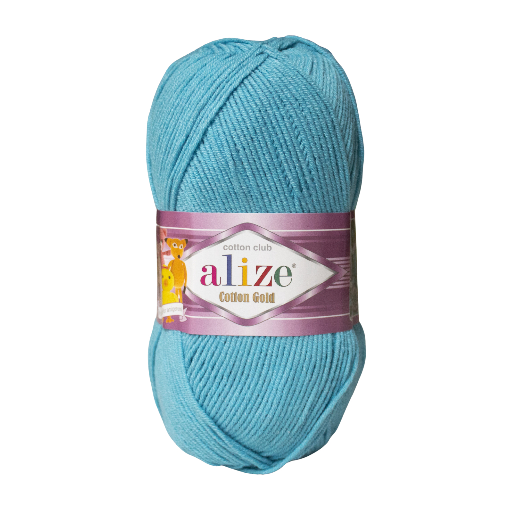 Alize Cotton Gold Turquoise 287