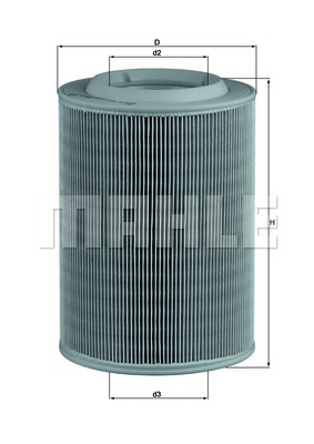 MAHLE ORIGINAL Vzduchový filter LX314