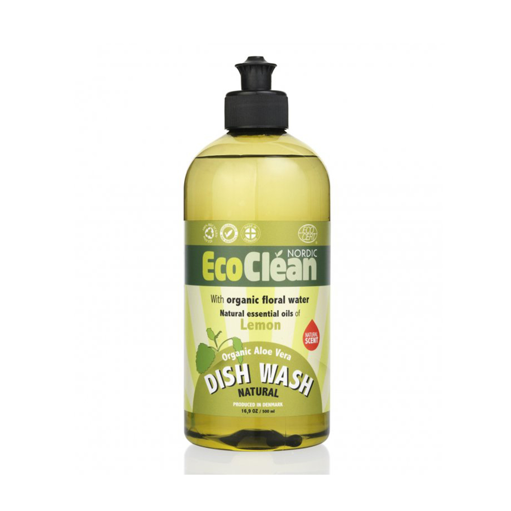Eco Clean prostriedok na umývanie riadu - CITRÓN, 500 ml