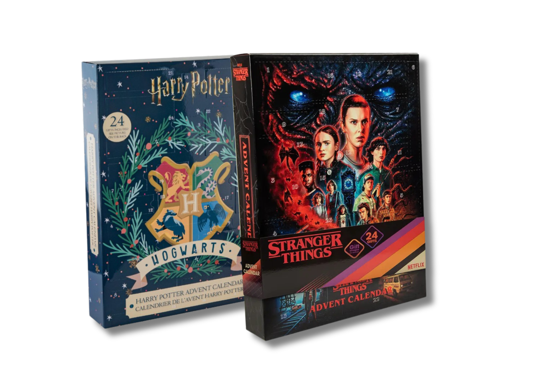 Cinereplicas Calendar de advent 1 + 1 la jumătate de preț - Harry Potter Crăciun + Stranger Things