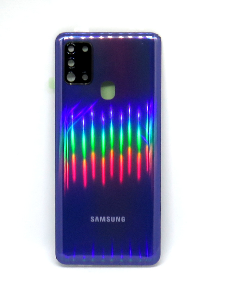 Samsung Galaxy A21s (A217F) - Kryt zadný + kryt fotoaparátu, farba modrá