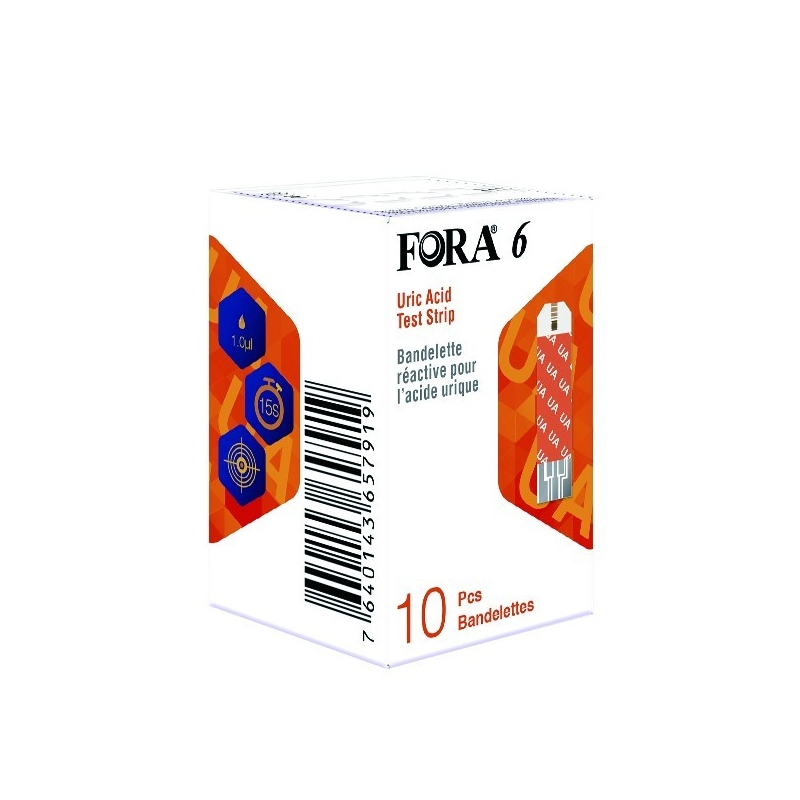 Test FORA 6 uric acid - 10 pcs
