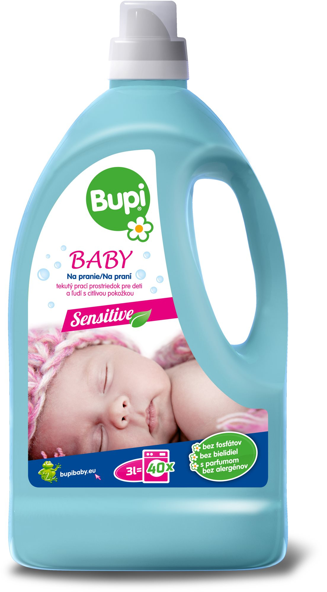Mosógél BUPI Baby Folyékony mosószer 3 liter