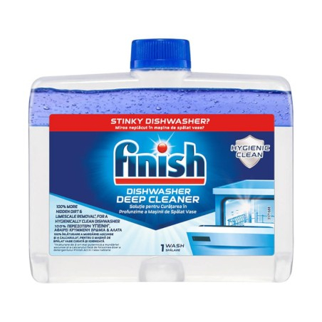 Solutie pentru Curatat Masina de Spalat Vase Finish Hygienic Clean, 250 ml...