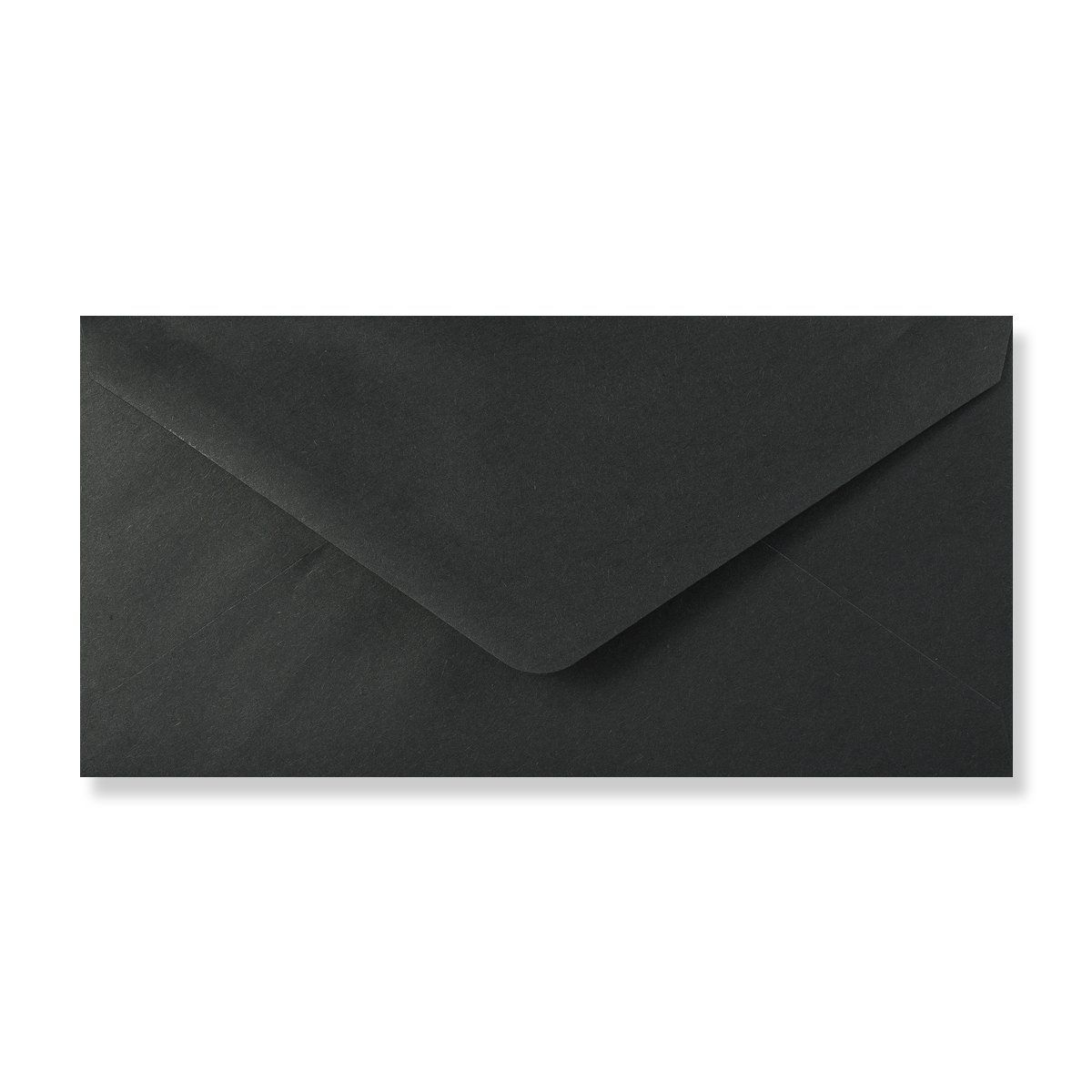 Zwarte DL enveloppen 11x22 cm