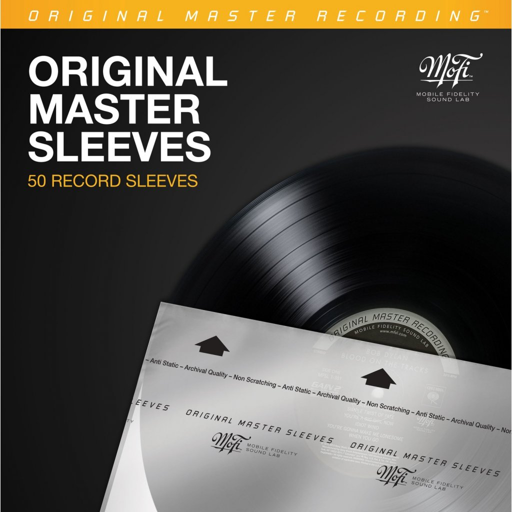 Mofi Record Inner Sleeves Pack (50 x Plastic Inner Sleeves for LP)
