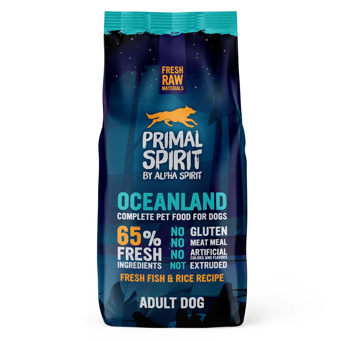 Primal Spirit Dog 65% Oceanland Dog – Ozeanfisch 12kg