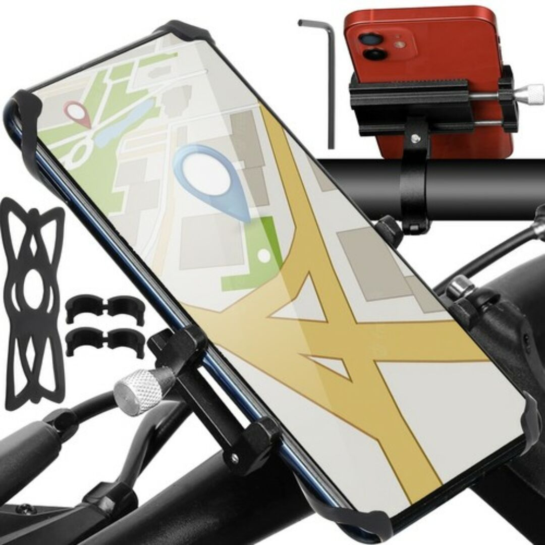Elasztikus kerékpáros telefontartó