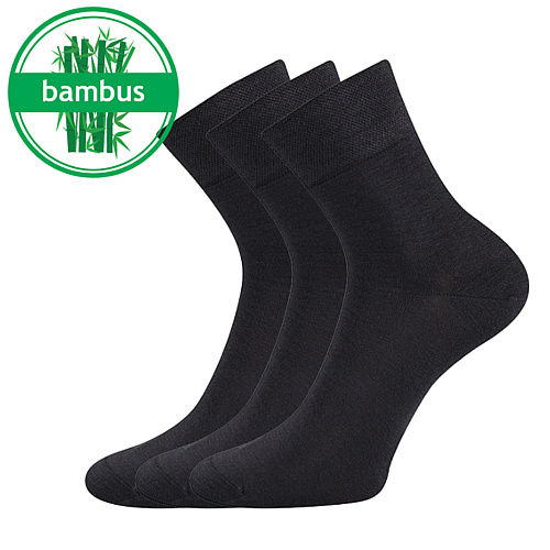 Bambusové ponožky Lonka - Demi, tmavě šedá Barva: Šedá, Velikost: 43-46